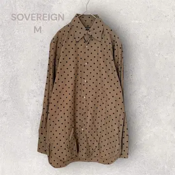 SOVEREIGN 소버린 캐주얼 셔츠 도트 무늬 세레모니 수트
