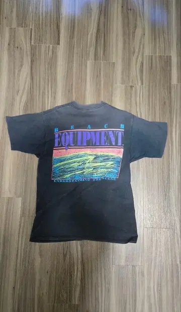 90s 페이드 티셔츠 made in USA 싱글 스티치 백 프린트