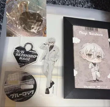 블루 록 공중 정원 나기 세이시로 아크릴 스탠드 엽서 하트 락