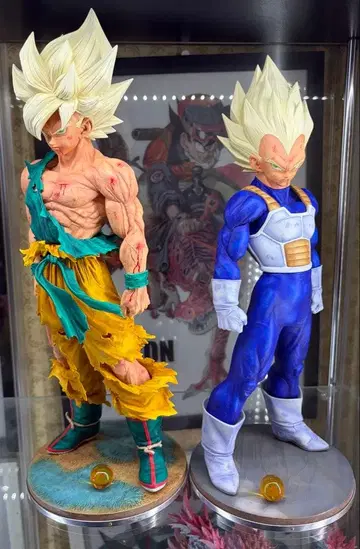 드래곤볼 SMSP 손오공 & 베지터 재도색 정품