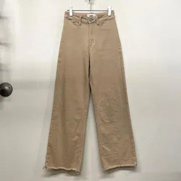 AZUL BY MOUSSY 컬러 데님 플레어 팬츠