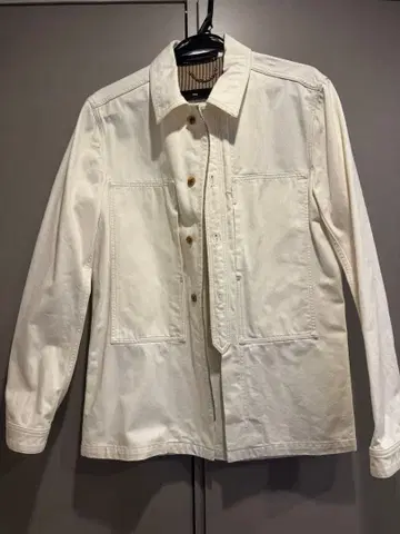 LOUIS VUITTON 사이즈 48 화이트 데님 자켓