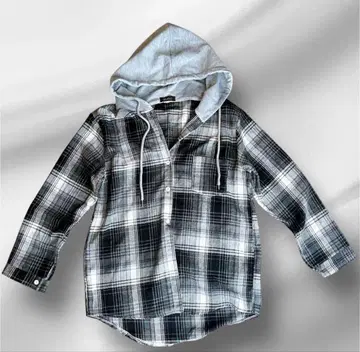 y2k 00s 헤이세이 갸루 후드 후드티 체크 셔츠 페어리 그런지