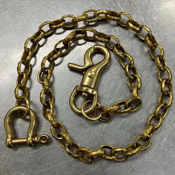 놋쇠 지갑 체인 약 53cm 디자인 아즈키 체인 랍스터 후크