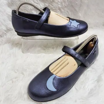 캠퍼 트윈즈 스타문 36/23cm 네이비 메리제인 새상품급