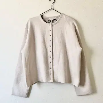 IENA 더블 페이스 스냅 가디건