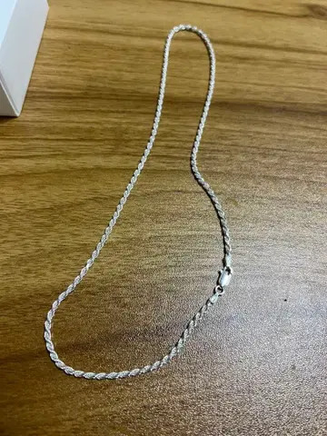 GAGAN 실버 925 rope 체인 목걸이