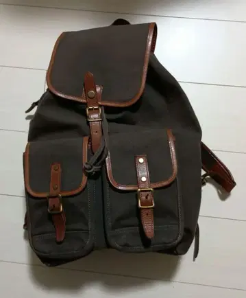 BAGGY PORT 캔버스 백팩 백팩 가죽 배기포트