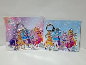 치유되는 하늘! 프리큐어 드림 스테이지 아크릴 키링 2개 세트
