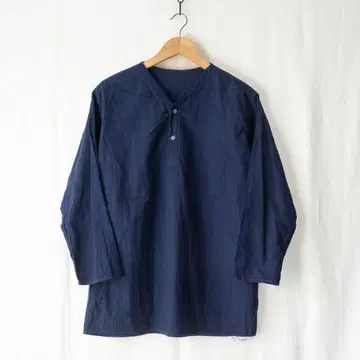 70~80s 구 소련군 러시아군 슬리핑 셔츠 여름용 후염 네이비