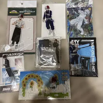 나의 히어로 아카데미아 토도로키 쇼토 아크릴 스탠드 묶음 판매 7점