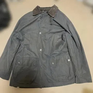 McOrvis 오일드 자켓 네이비 옷깃 코듀로이