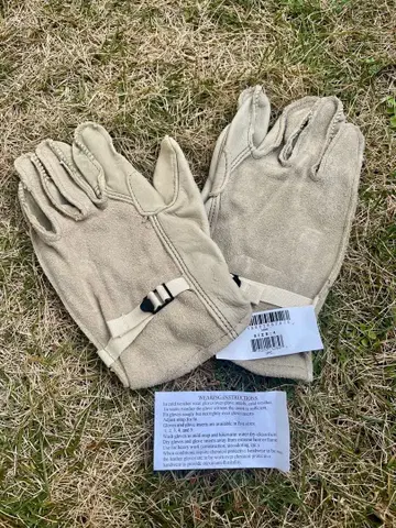 미군 방출 미사용품 데드스탁 소 가죽 장갑 레더 글러브 13