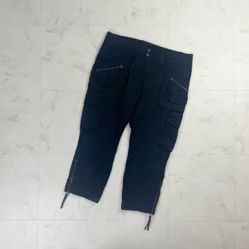 EPOCA 사브리나 팬츠 카고 팬츠 테이퍼드 팬츠 블랙 46*LD402