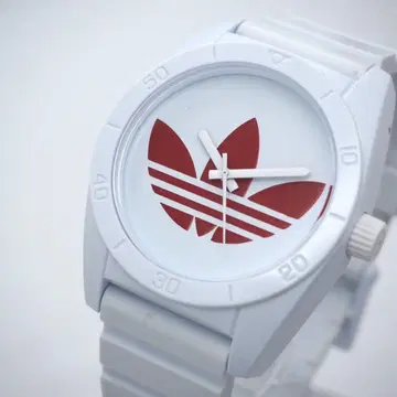 300 작동 adidas 시계 남성용 여성용 화이트 보이즈 어린이