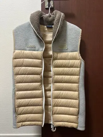 muta 여성용 베스트 다운 플리스