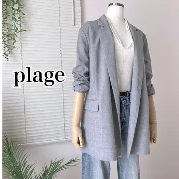 [ 2024SS ] plage [ R'IAM ] 라이트 자켓 그레이