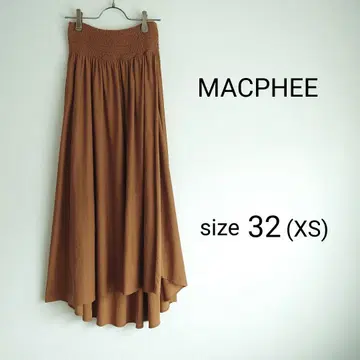 MACPHEE 롱 플레어 스커트 피쉬테일 스커트 일본제