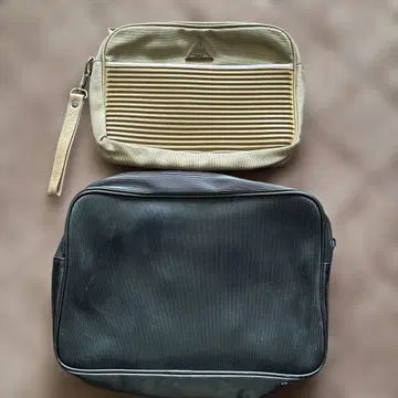 dunhill Durban 클러치백 파우치 베이지 블랙