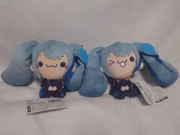 하츠네 미쿠 모찌피코 봉제 인형 아오바라 2종 묶음 판매