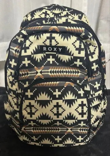ROXY 기하학 패턴 백팩