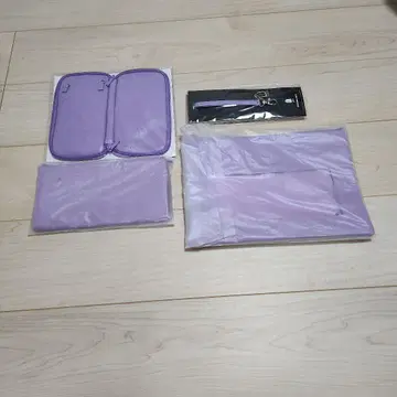 BTS 회원 혜택 퍼플 파우치 세트