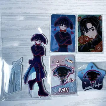 에이리언 스테이지 alien stage 이반 토끼 캔 배지 아크릴 스탠드