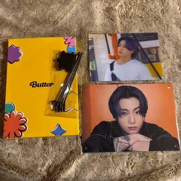 BTS 정국 BUTTER 포토 배너 3D 사진 공식 굿즈