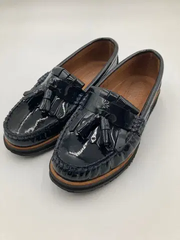 [스페인산] Bianca 비앙카 통굽 태슬 로퍼 블랙 35 (22.5)