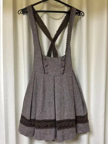 시크릿허니 오버롤 스커트