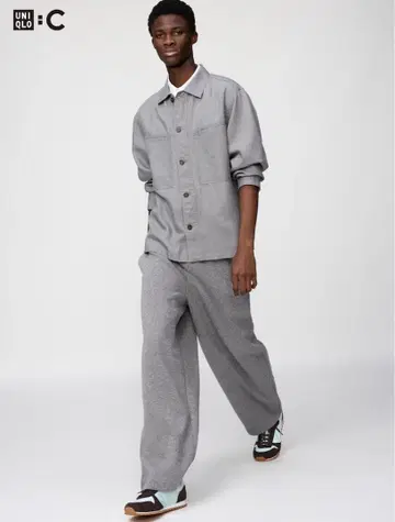 UNIQLO C 맨투맨 와이드 팬츠