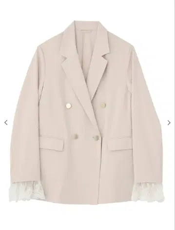 [ 새상품급 ] COCODEAL 레이어드 슬리브 자켓 베이지 사이즈 1