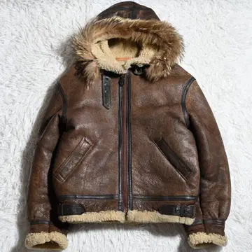 미국제 아비렉스 B-3 무스탕 자켓 후드 부착