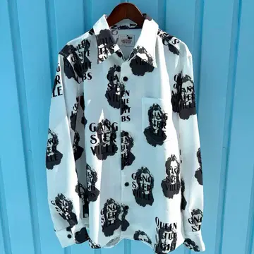 갱스터빌 마릴린 몬로 올 패턴 로카빌리 셔츠