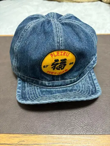 새상품 HOUSTON 데님 캡 베트남 자켓 와펜 밀리터리