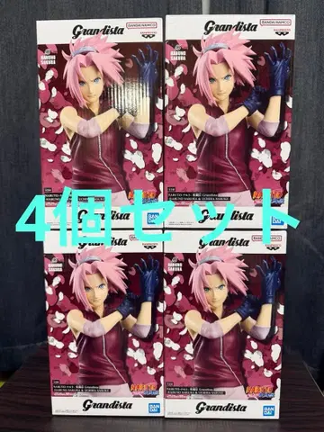 NARUTO 나루토 돌풍전 Grandista 하루노 사쿠라 4개 세트