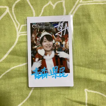 니시코리 케이타 폴라로이드 크리스마스 산타 사인 포함