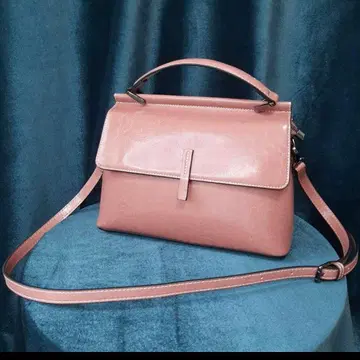 [ 숄더백/핸드백 ] 가방 백 천연 가죽 핑크 여성용