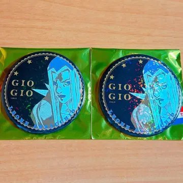 죠죠의 기묘한 모험 죠죠월드 아바키오 홀로 캔뱃지 세트