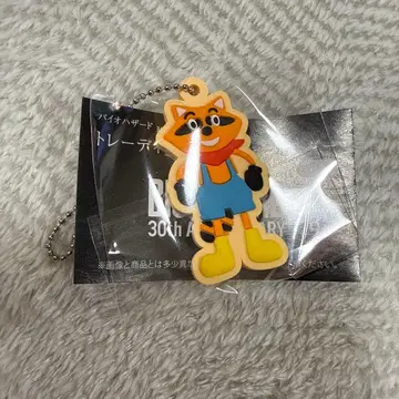 바이오하자드 트레이딩 러버 키링 라쿤 군 캡콤