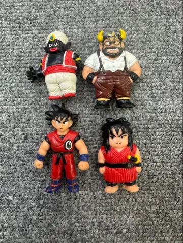 희귀 레어 드래곤볼 드라케시 채색 4체 세트 오공