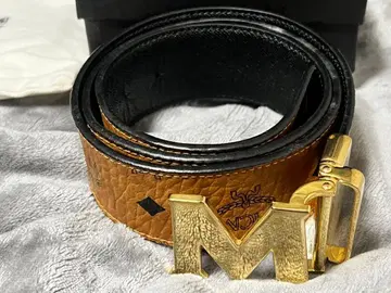 MCM 벨트 빅 로고