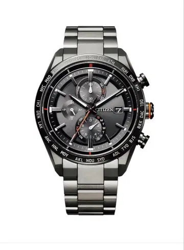 미사용 CITIZEN 시티즌 아테사 솔라 전파 AT8185-62E 티타늄