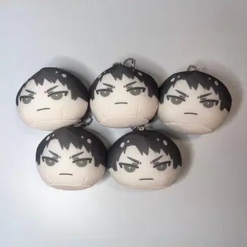 하이큐!! 만주 니기니기 마스코트 3B 우시지마 와카토시 5점