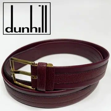 dunhill / 던힐 가죽 벨트 38/95 버건디 이탈리아제