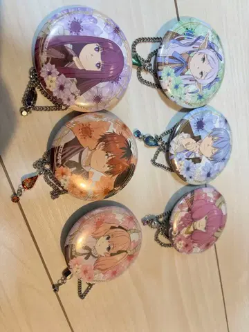 장송의 프리렌 제일복권 F상 캔뱃지 6개 세트