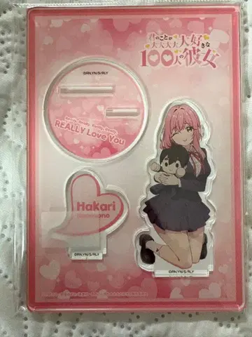 미개봉 새상품 좋아하는 100명의 그녀 아크릴 피규어 하네카A