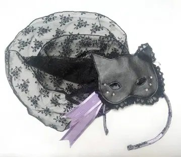 Angelic Pretty Cat's Masquerade 머리띠 라베