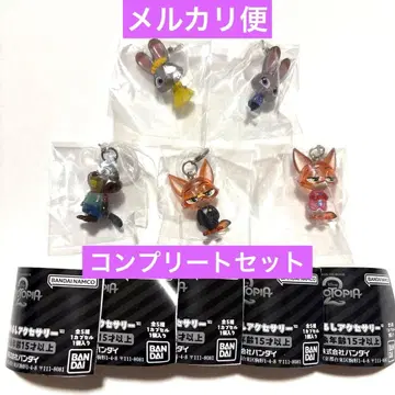 주토피아 2 메지루시 액세서리 컴플리트 5종 세트 닉 주디 2