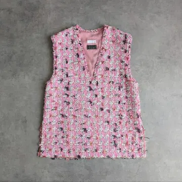 Ballsey 루베리우스 팬시 트위드 베스트 LINTON 볼지